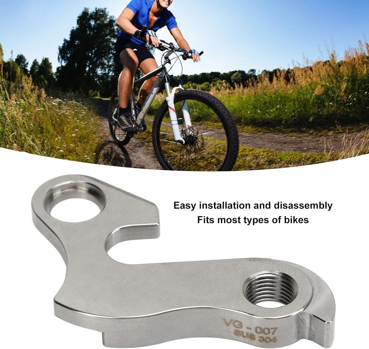 Stainless Steel Bicycle Rear Derailleur Hanger T28242