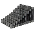 1/2 in. Black Steel Pipe Nipple Assortment, 66 Pipes Z444