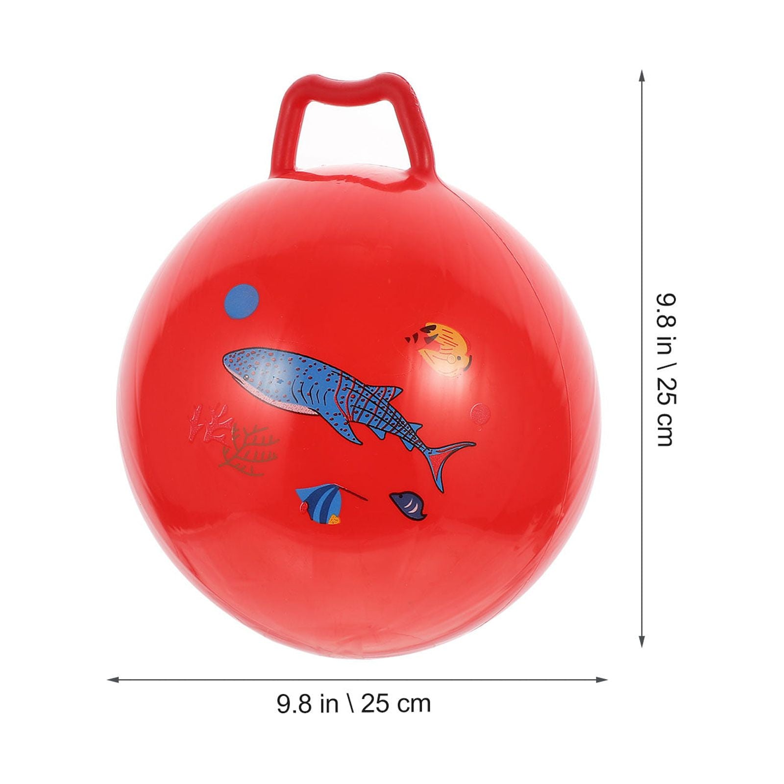 3Pcs Inflatable Hopper Balls with Handle T2589
