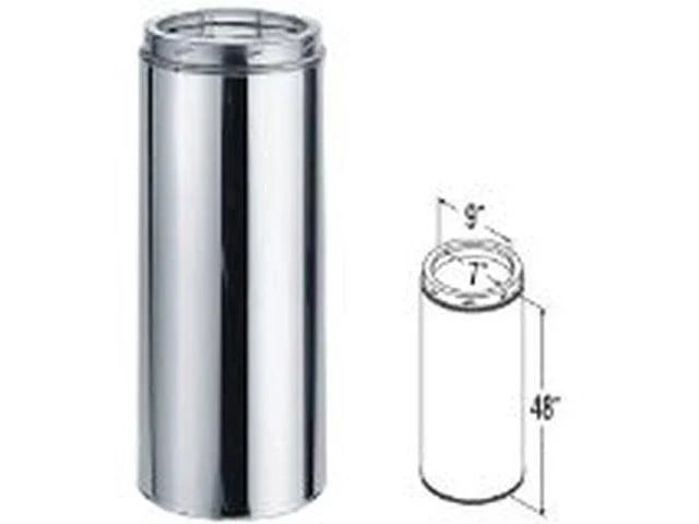 7-Inch x 48-Inch Galvalume Chimney Pipe R2914