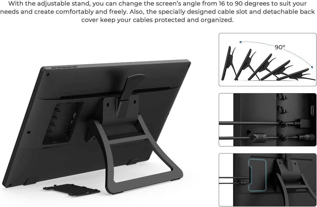 21.5" Drawing Monitor with Tilt Function and Red Dial O6526