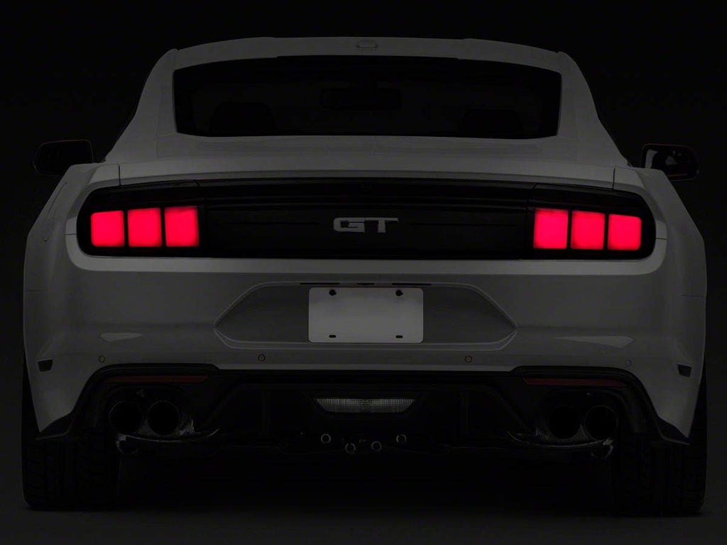 Gloss Black LED Tail Lights with Smoked Lens C47375