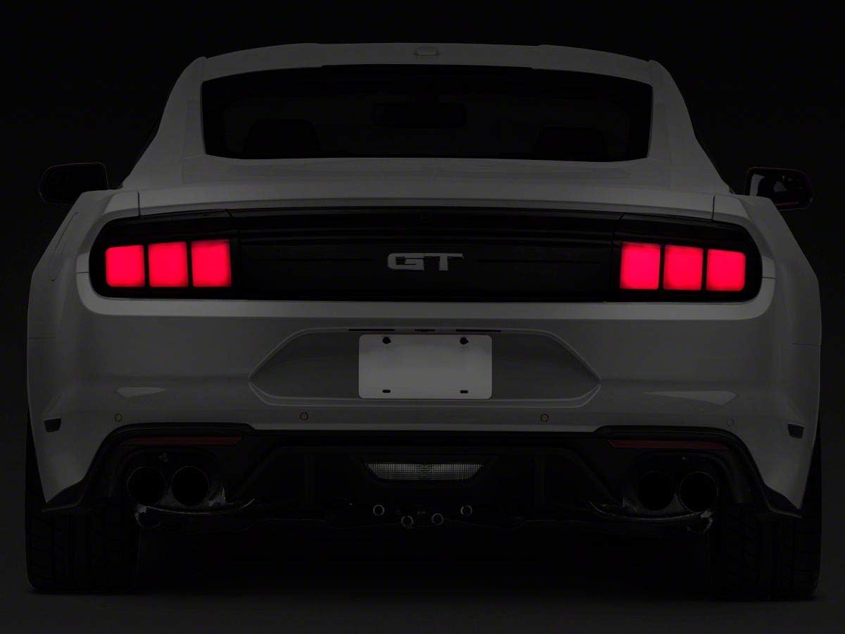 Gloss Black LED Tail Lights with Smoked Lens C47375