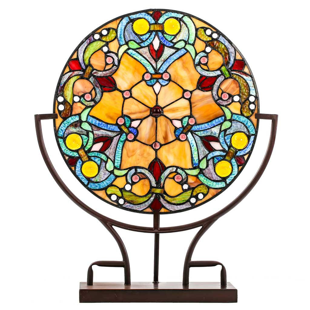 Stained Glass Panel Lamp K746230