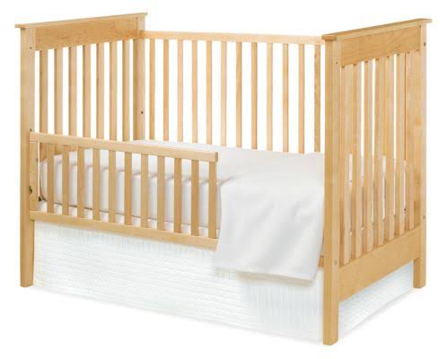 Modern Nest Crib with Toddler Bed Frame Conversion Rail G18760