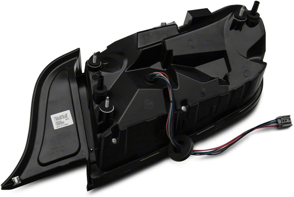 Gloss Black LED Tail Lights with Smoked Lens C47375