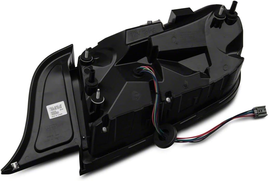 Gloss Black LED Tail Lights with Smoked Lens C47375