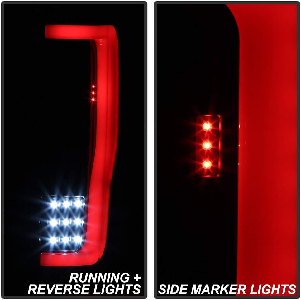 Black Smoke Full LED Tail Lights Brake Lamps Z571941