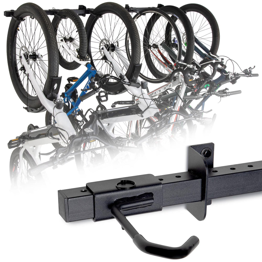 Wall Mounted Bike Rack for 4 to 6 Bicycles Q81976