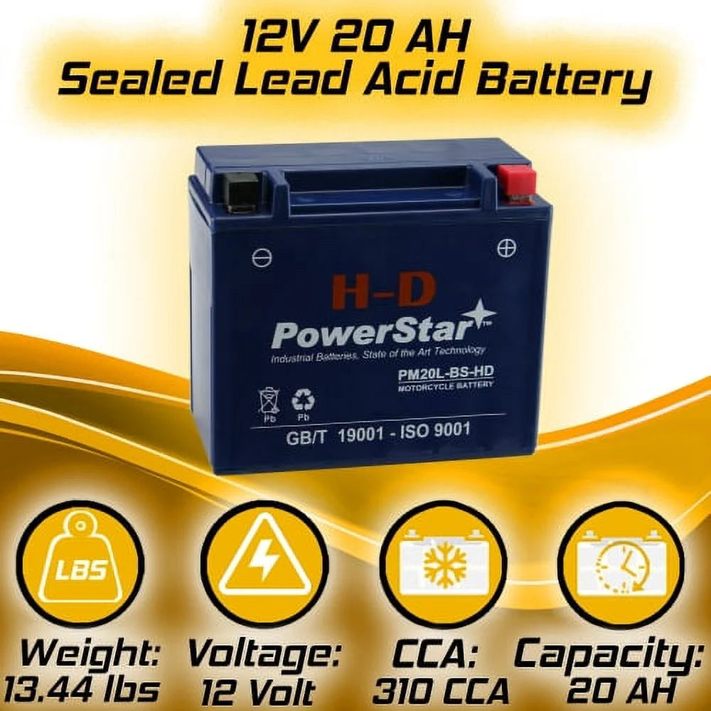 YTX20L-BS Battery D7070