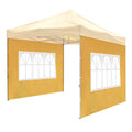 UV30+ Privacy Window Sidewall for 10x10ft Canopy Camping 2 Pieces Q3465