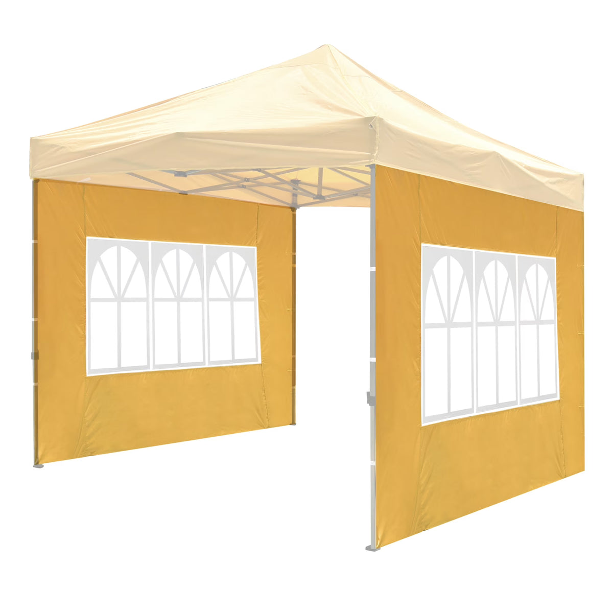 UV30+ Privacy Window Sidewall for 10x10ft Canopy Camping 2 Pieces Q3465