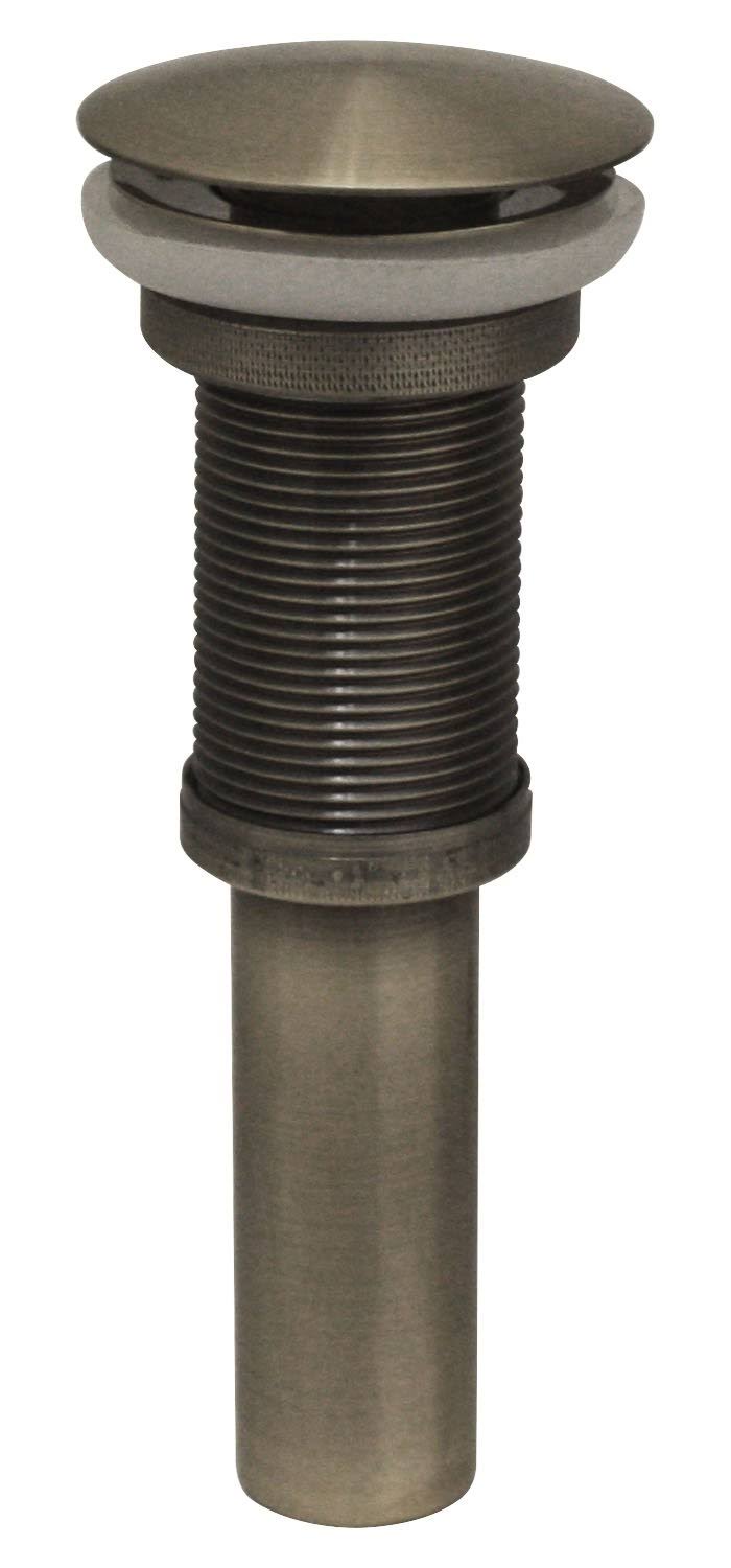 Brushed Nickel Pop-Up Mushroom Drain W950
