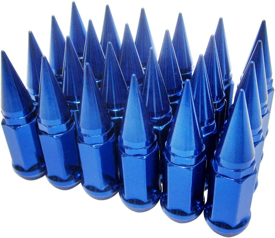 24 pc Extended Spike Lug Nut M12x1.25 Conical Seat Hex 3/4 A84993
