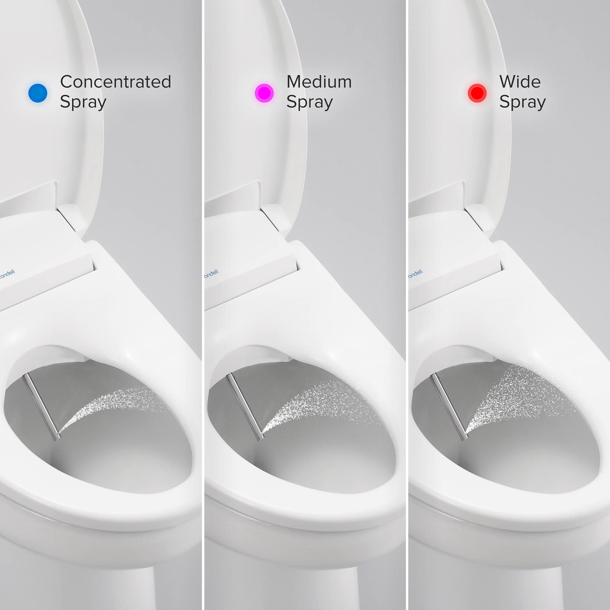 White Round Bidet Toilet Seat B975146