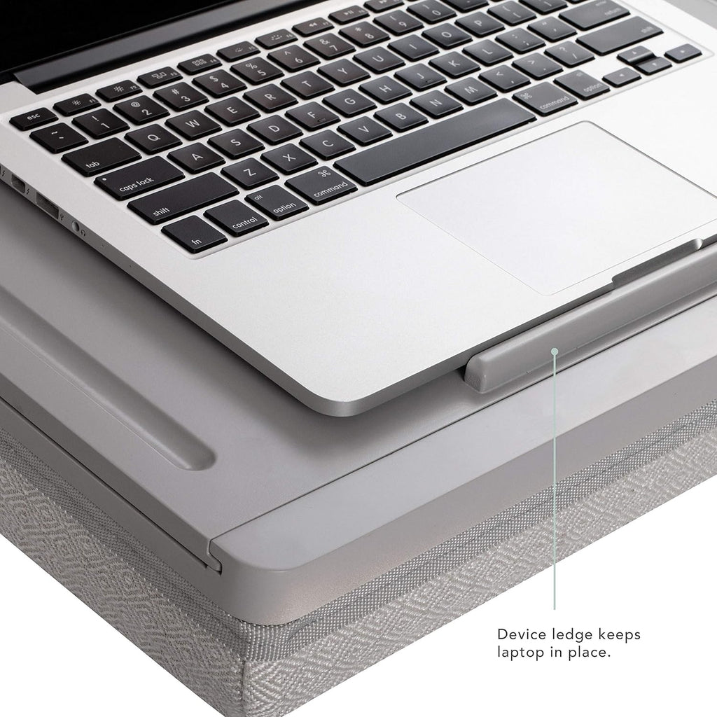 Calming Gray Storage Lap Desk with Sliding Lid, Pack of 2 M77719