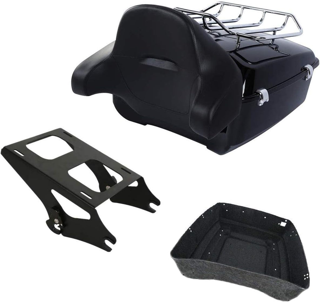 King Pack Trunk Backrest with Rack Mounting Rack C156