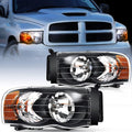 Black Housing Clear Corner Headlight Assembly 2 Pack V239680