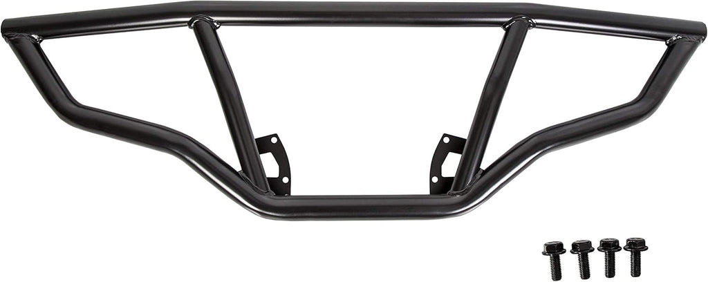 Black Steel Brush Guard Bumper Protector Pack of 2 L515