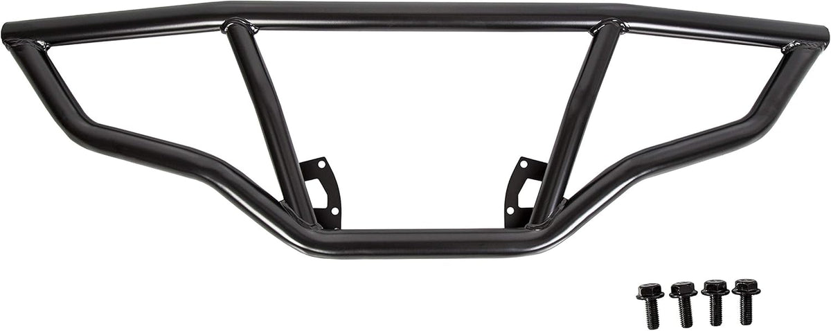 Black Steel Brush Guard Bumper Protector Pack of 2 L515