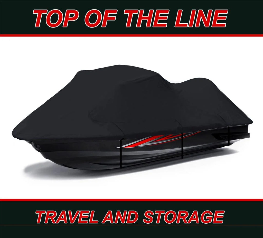 Black Jet Ski Cover for Yamaha Wave Runner VX Deluxe 2007-2014 Z56924