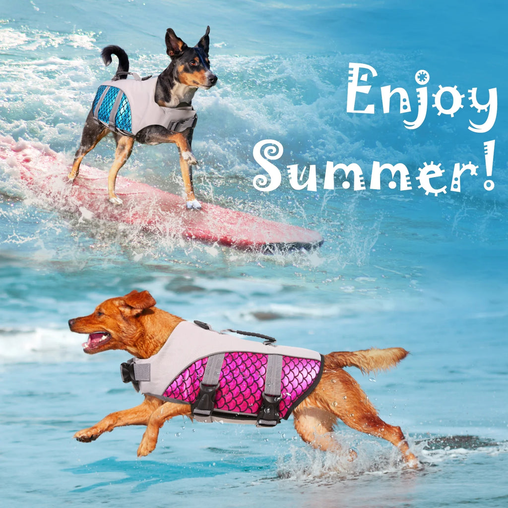 Dog Life Jacket with Rescue Handle D572882
