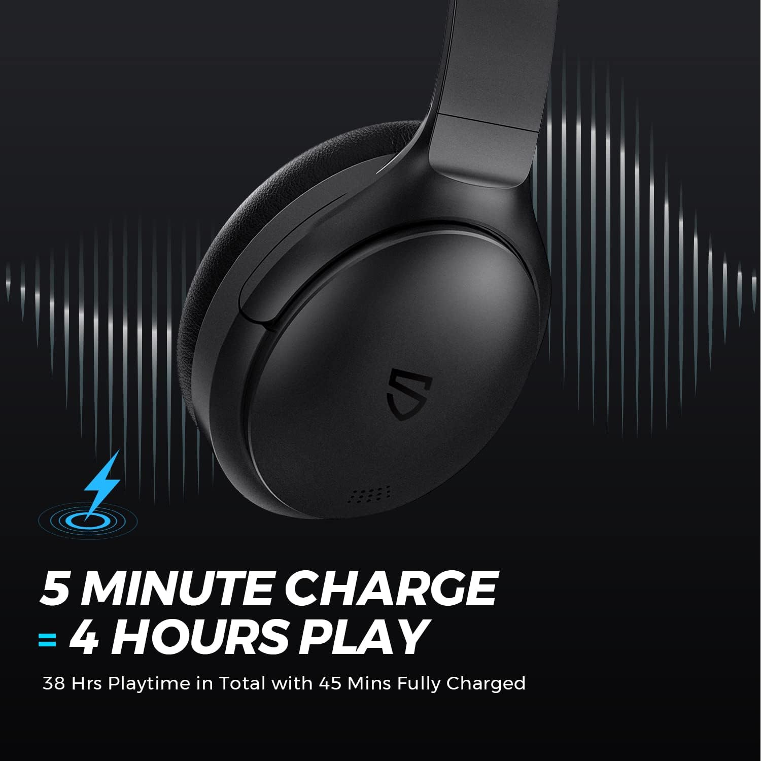 Hybrid Active Noise Cancelling Over Ear Bluetooth Headphones M7720