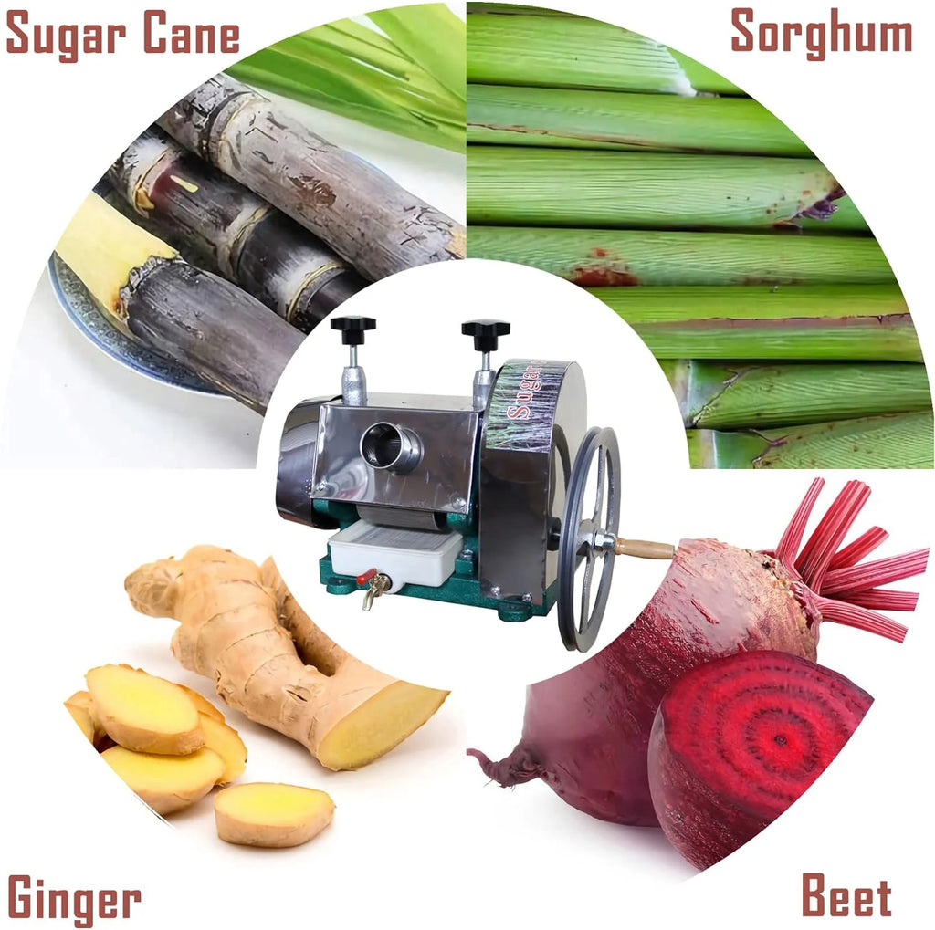 Manual Sugarcane Juice Extractor with Stainless Steel Shell Z8240