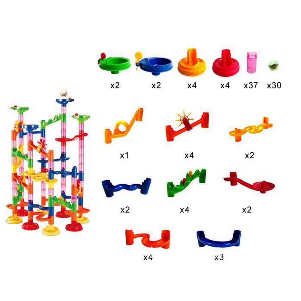 105 Pieces Marble Run Race Coaster Set Building Blocks Toys N5274