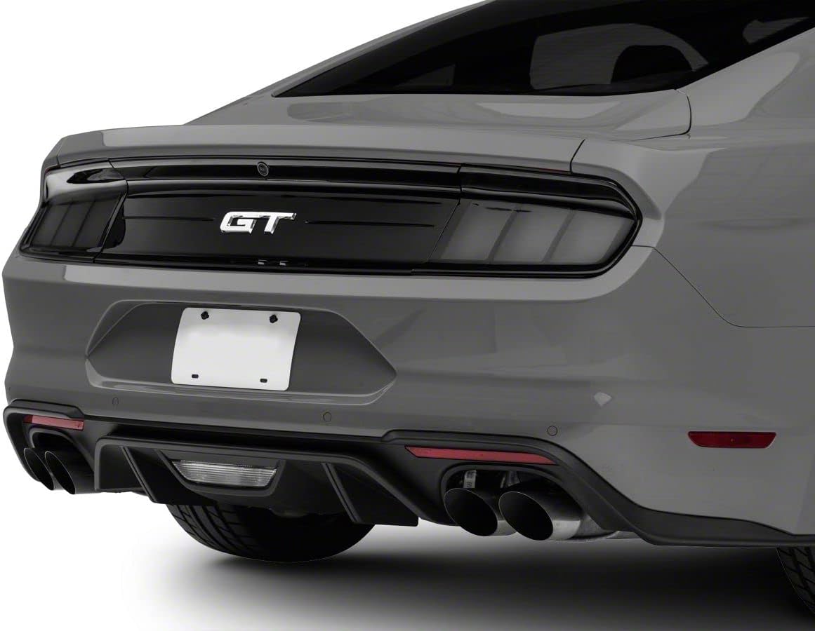 Gloss Black LED Tail Lights with Smoked Lens C47375