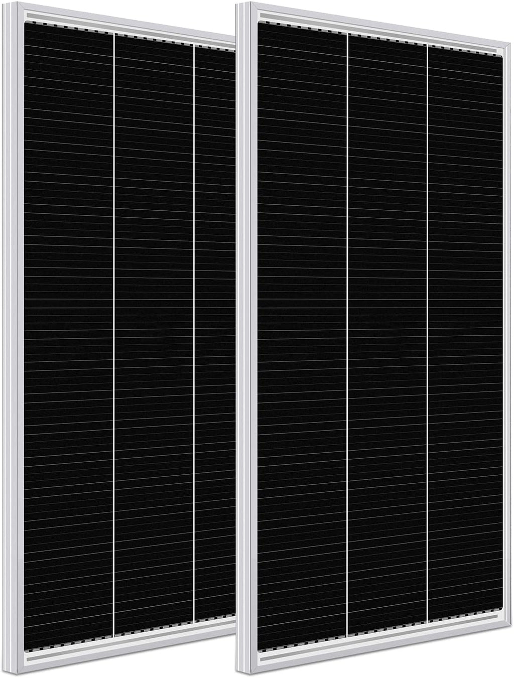 12 Volt 200 Watt Monocrystalline Solar Panel, 2 PCS 12V 100W W843620