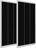 12 Volt 200 Watt Monocrystalline Solar Panel, 2 PCS 12V 100W W843620