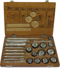12 Pcs Valve Seat & Face Cutter Set in Wooden Case S9982