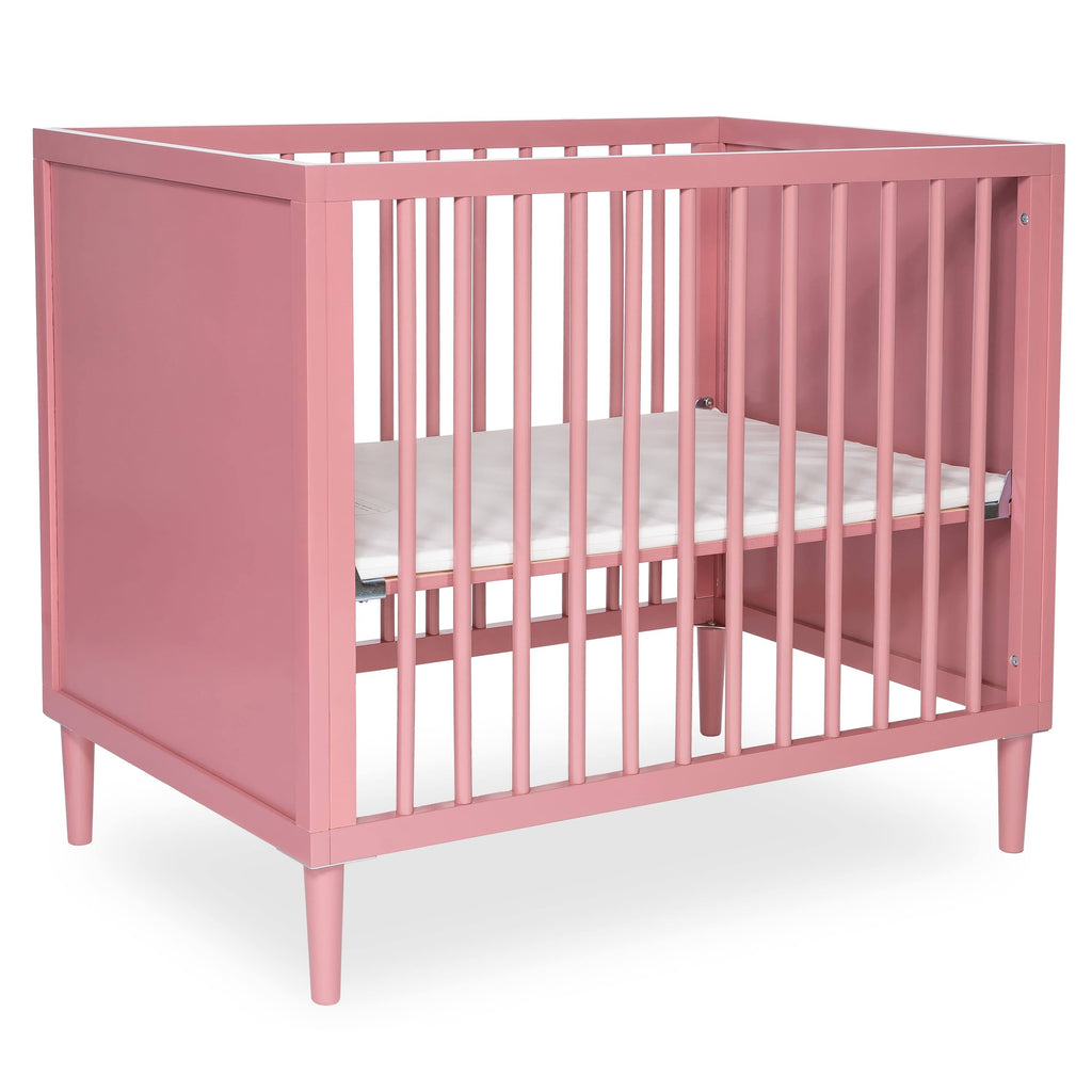 Rose 4 in 1 Mini Crib with Rounded Spindles H779