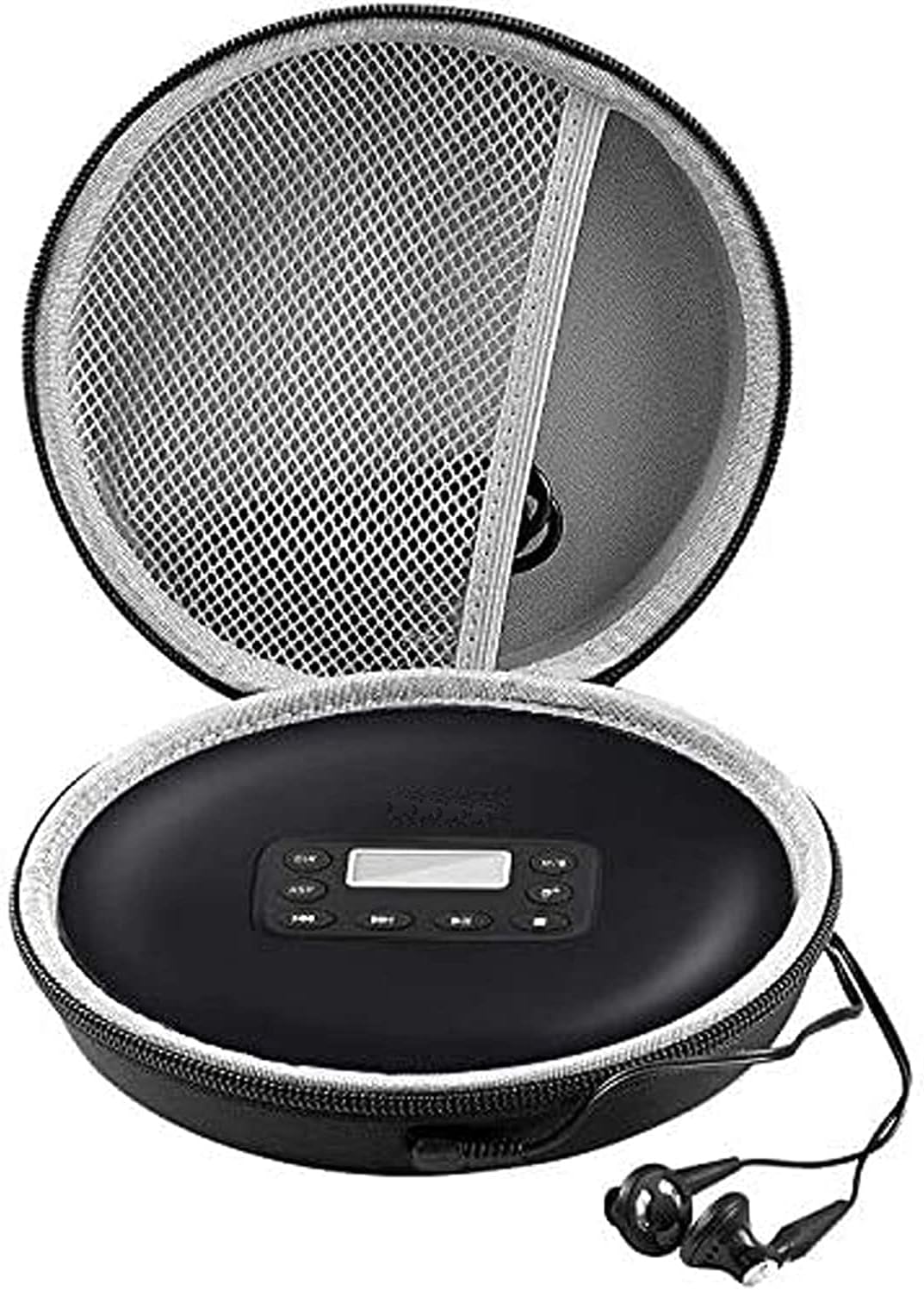 Black Portable CD Player Carrying Case K762