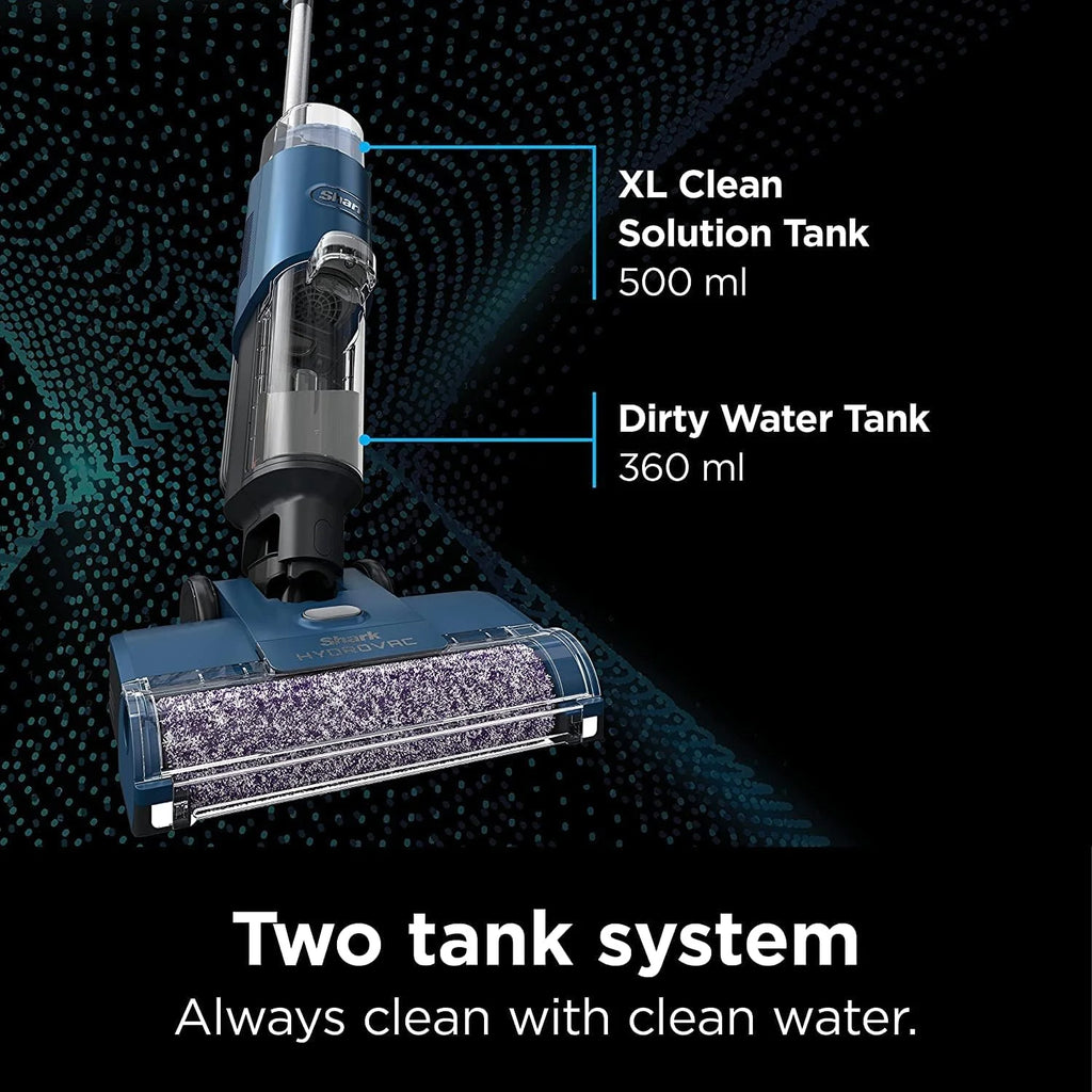 HydroVac XL 3-in-1 Corded Vacuum Mop and Self-Cleaning System for Hard Floors and Area Rugs P691711