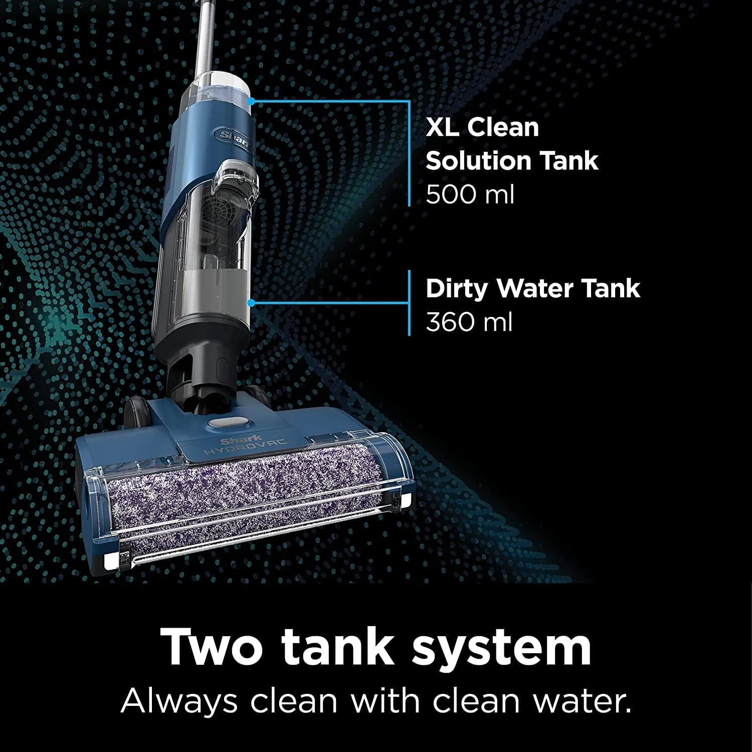 HydroVac XL 3-in-1 Corded Vacuum Mop and Self-Cleaning System for Hard Floors and Area Rugs P691711