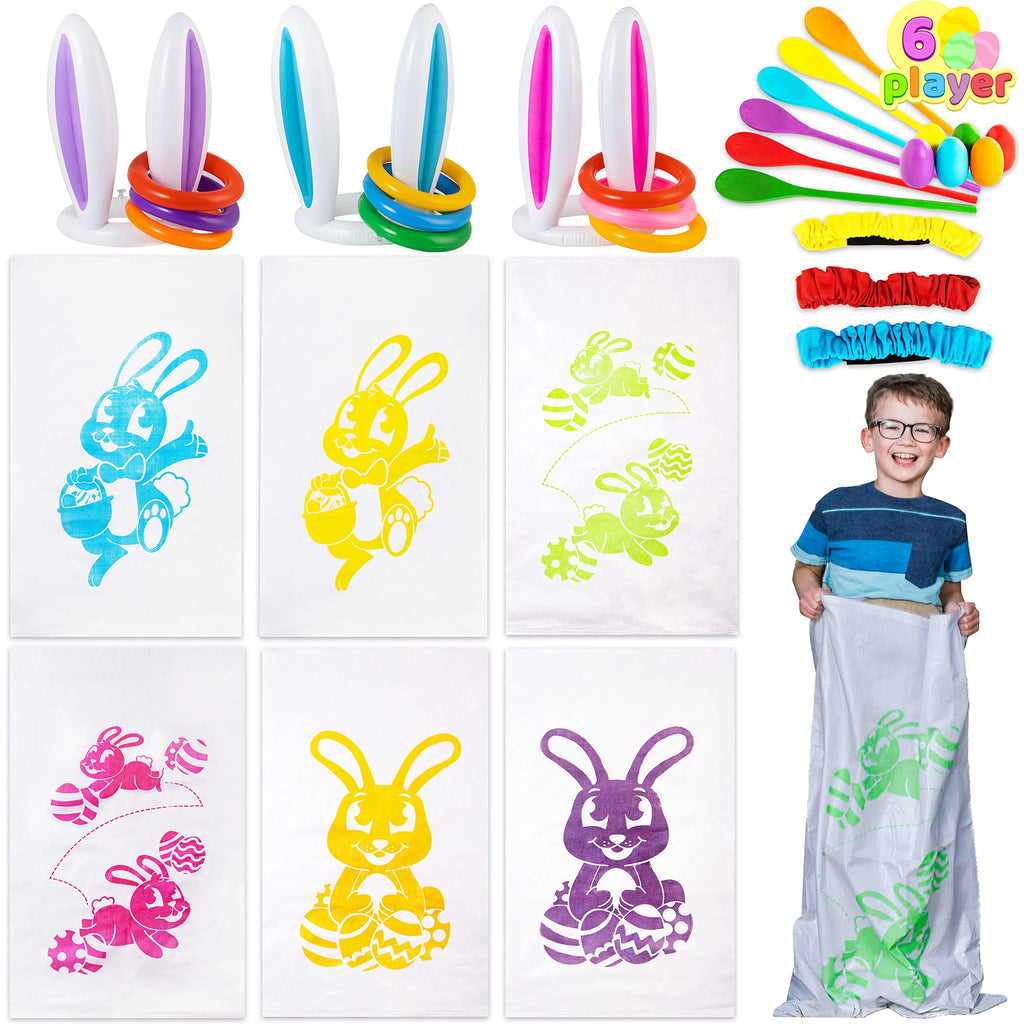 36Pcs 6 Player Easter Potato Sack Race Bags for Kids R187541