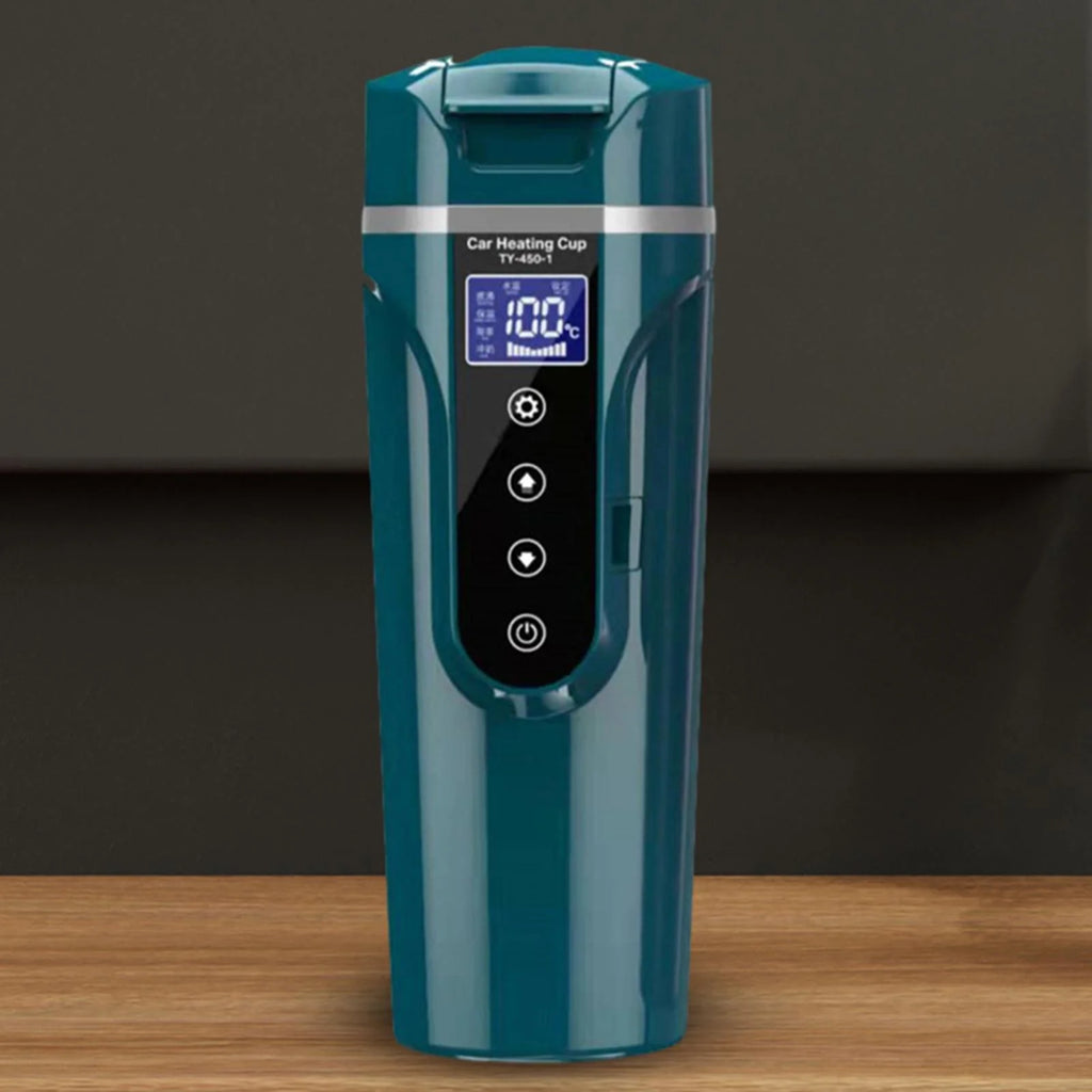 450ml 24V/12V Electric Travel Kettle Dark Green K7092