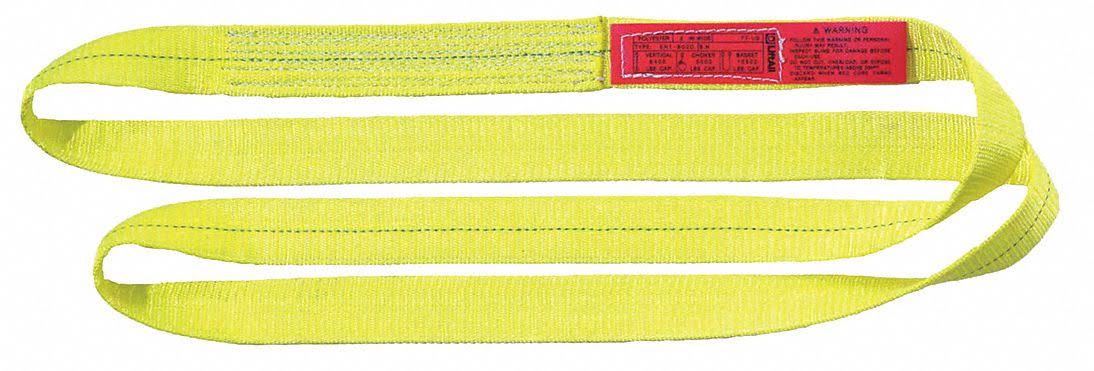 Polyester Web Sling, 2 In W, 18 Ft R4627