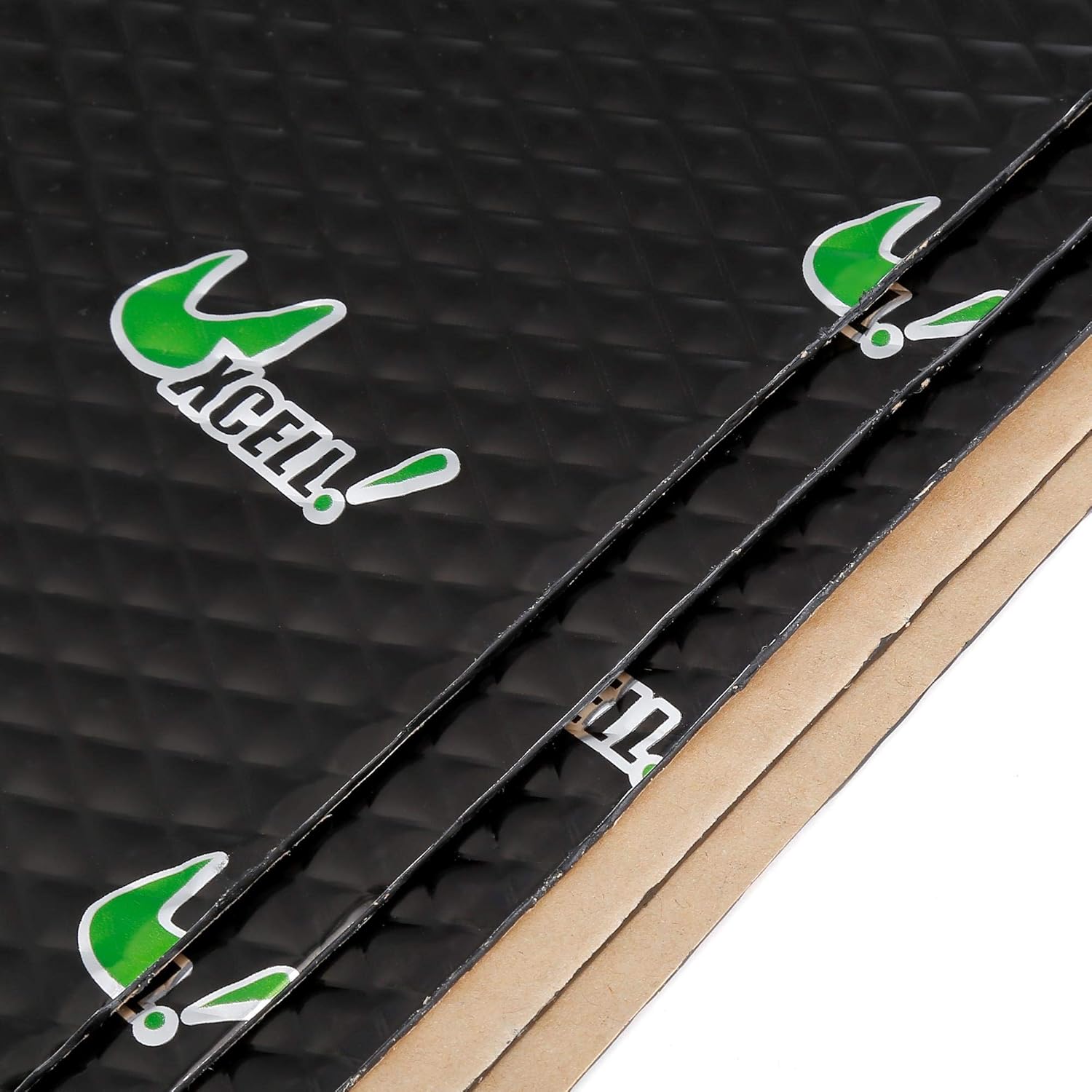 10pcs 80mil 25sqft Self Adhesive Sound Deadener Mat Black C118600