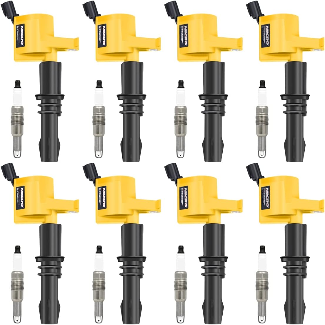 8 Ignition Coils & Iridium Spark Plug Set X236