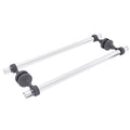 Matte Gray 18 inch Shower Door Towel Bar F92473