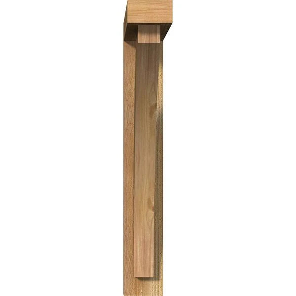 Rough Sawn Bracket with Offset Brace, Western Red Cedar A96992
