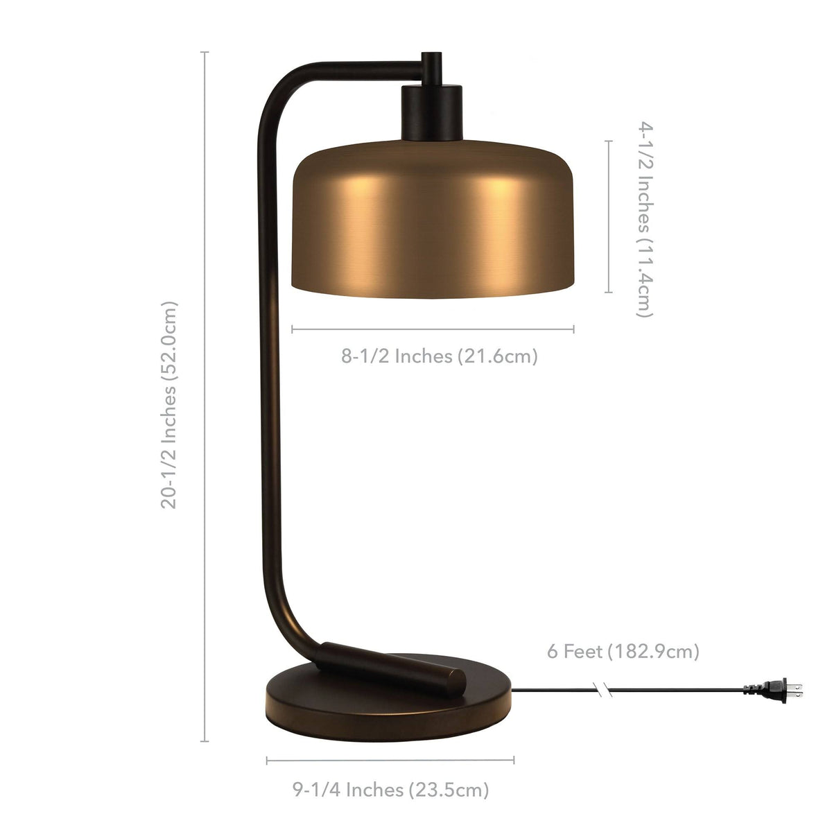 Antique Brass Table Lamp V684214