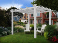 7.5 ft. W x 7.5 ft. D Vinyl Pergola P631