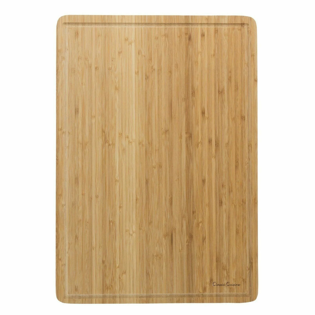 Bamboo Cutting Board with Juice Groove H617297