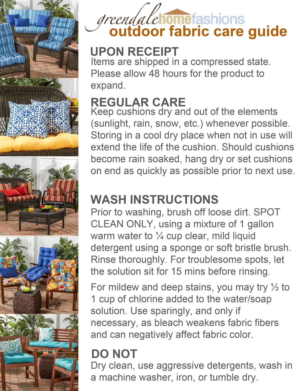 Heather Gray Outdoor Tufted Chair Cushion Set of 2 H749