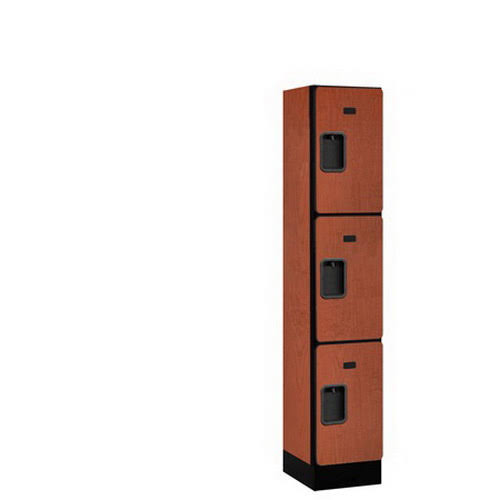 Triple Tier Wood Locker - Cherry H558125