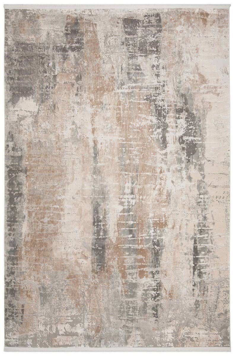Beige / Brown Runner Rug E9511